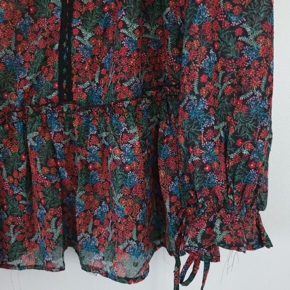 New Matilda Jane Choose Your Own Path Carol Top Floral Prairie Boho SMALL - Picture 4 of 8
